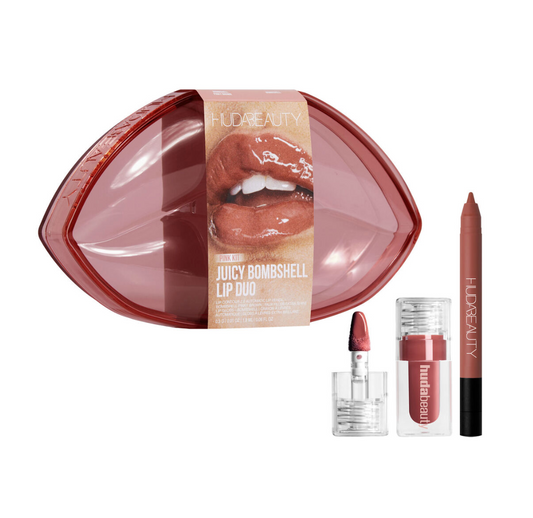 HUDA BEAUTY Juicy Bombshell Lip Duo