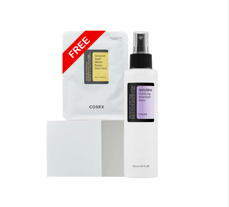 COSRX AHA/BHA + Free Face mask