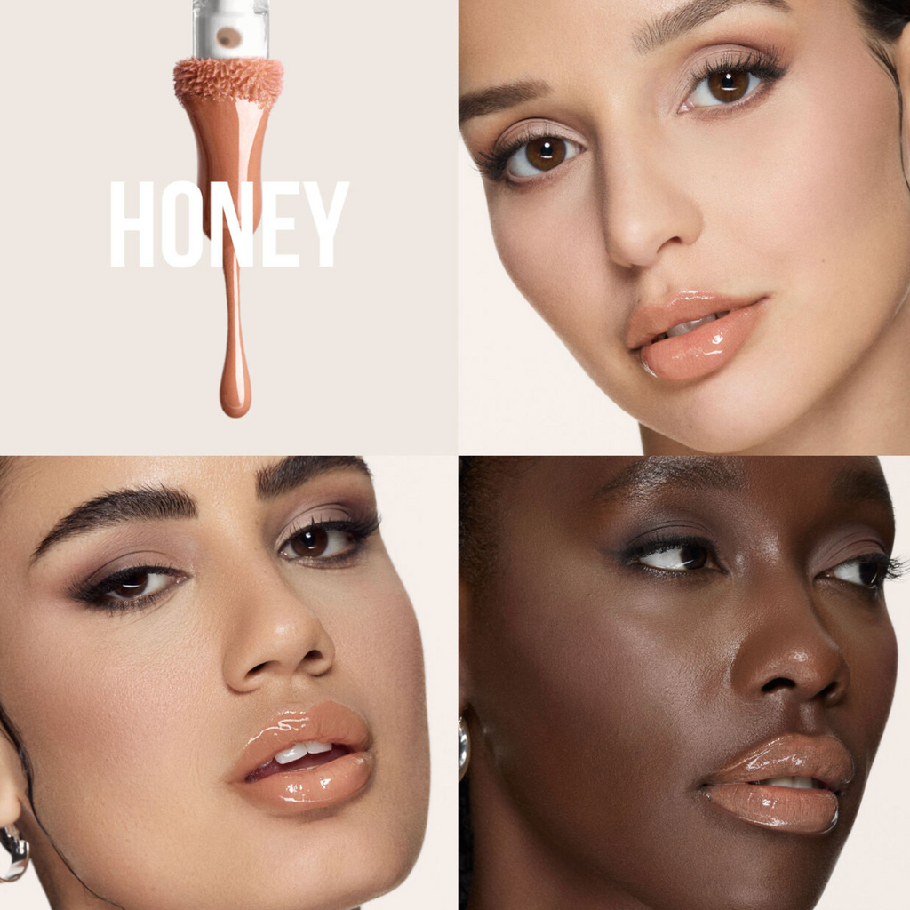 HUDA BEAUTY Faux Filler Shine Lip Gloss