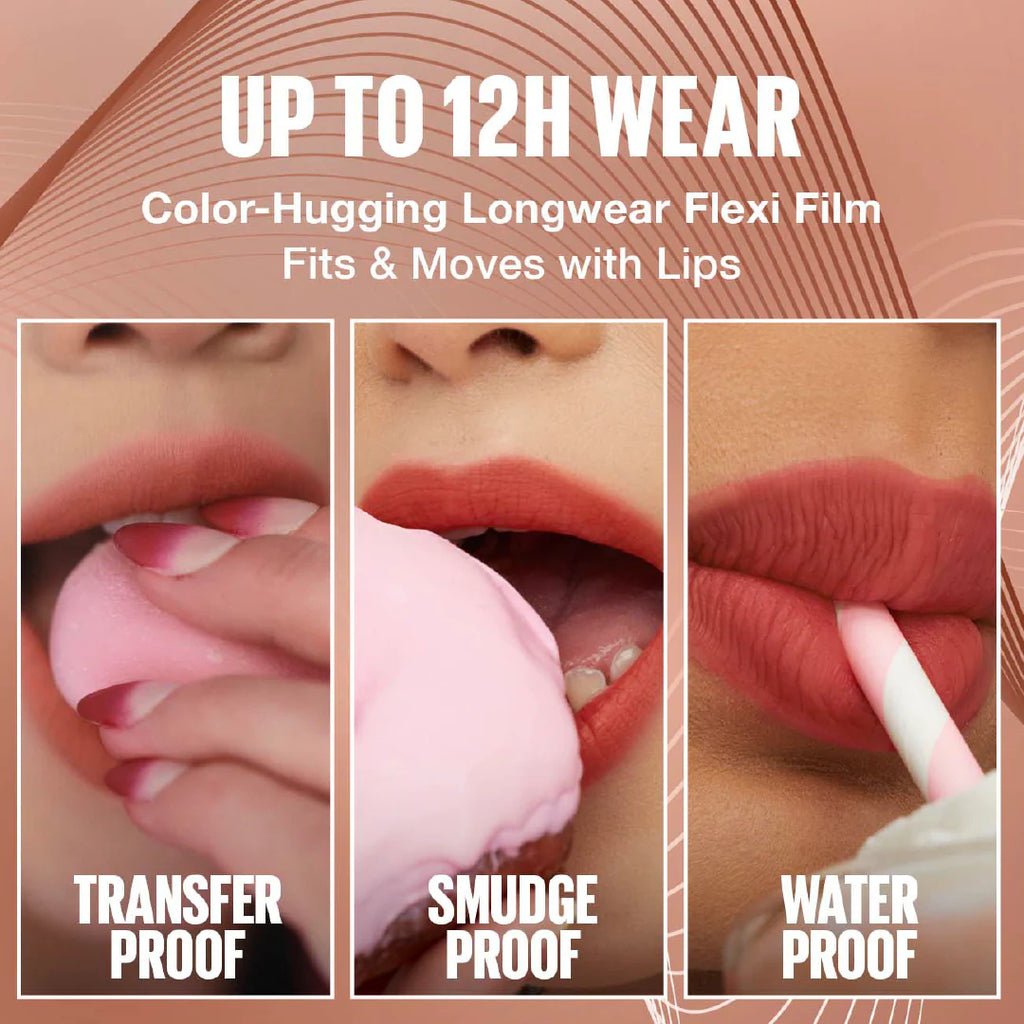 MAYBELLINE Super Stay Teddy Tint Soft Blurred Matte Lip Tint | 12h Longwear, Transfer proof
