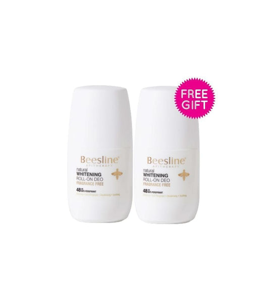 Beesline whitening roll on Fragrance free 48h 1+1