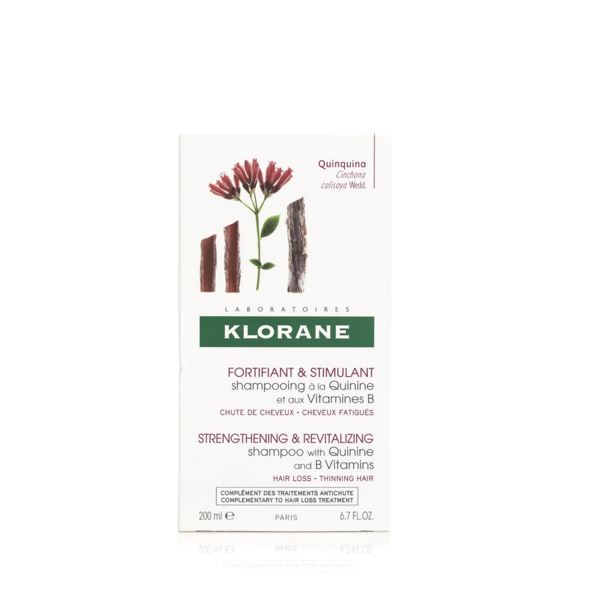 Klorane Strengthening Shampoo with Quinine and Edelweiss 400ml