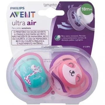 Avent pacifiers ultra air 18m+