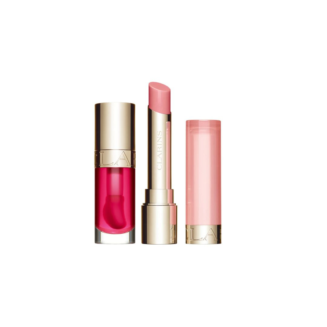CLARINS Lip Comfort Oil & Balm Bundle