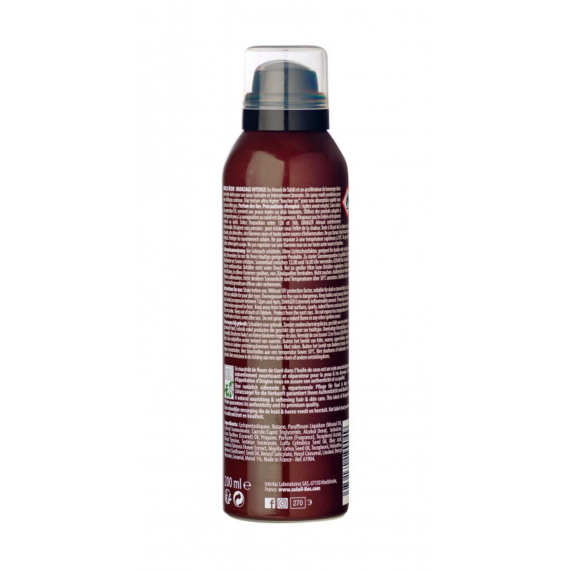Soleil des iles Brume d'huile seche SPF0