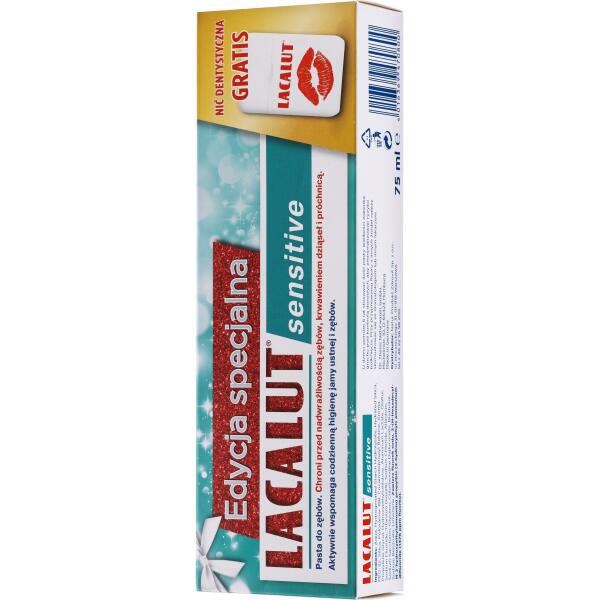 LACALUT Sensitive 75ml Toothpaste + Dental Floss Special Edition