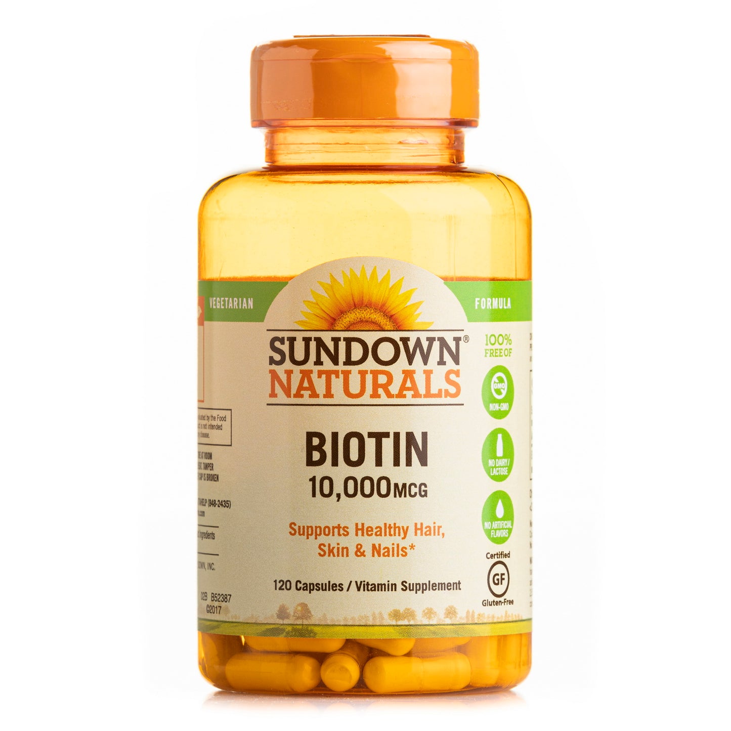 Sundown Biotin 10,000MCG supports healthy hair, skin & nails