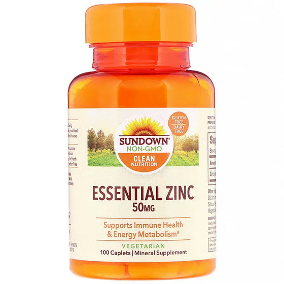 Sundown Essential Zinc 50MG 100capsules