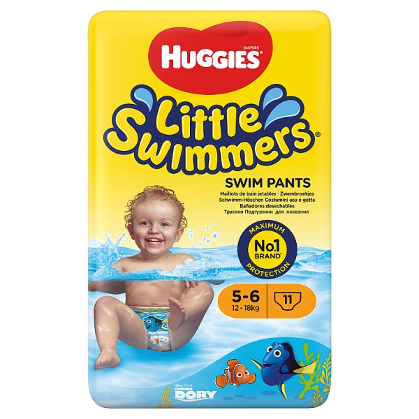 Huggies little swimmers swim pants 5-6 12-18kg 11 pants