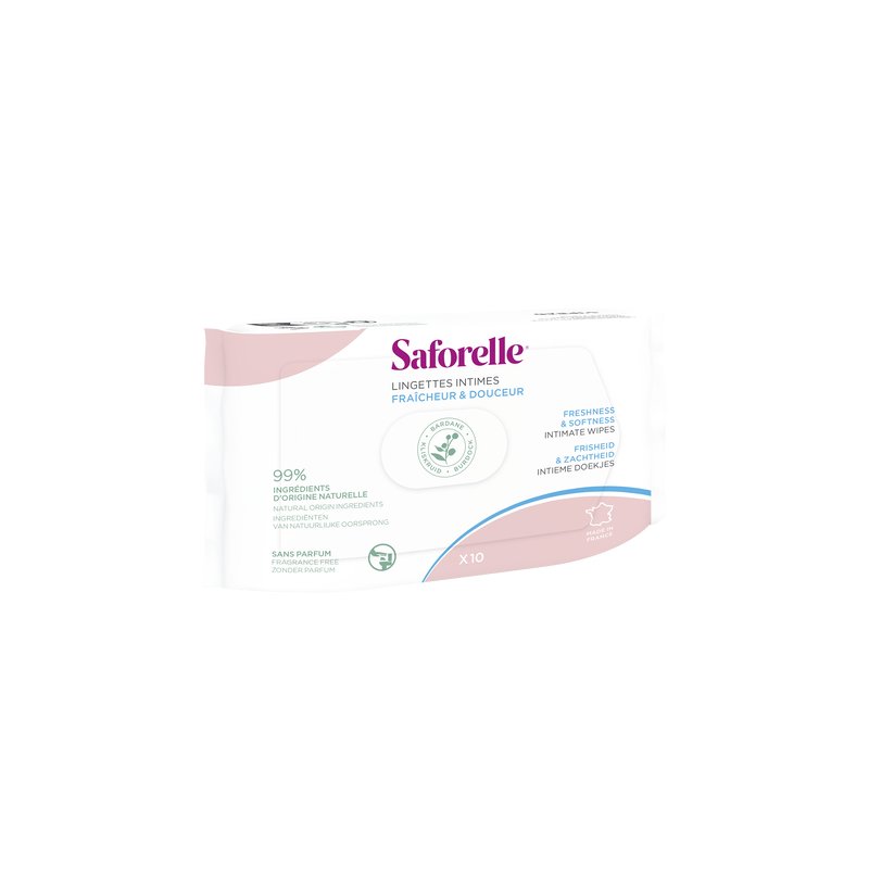 Saforelle Lingette Intime 10's