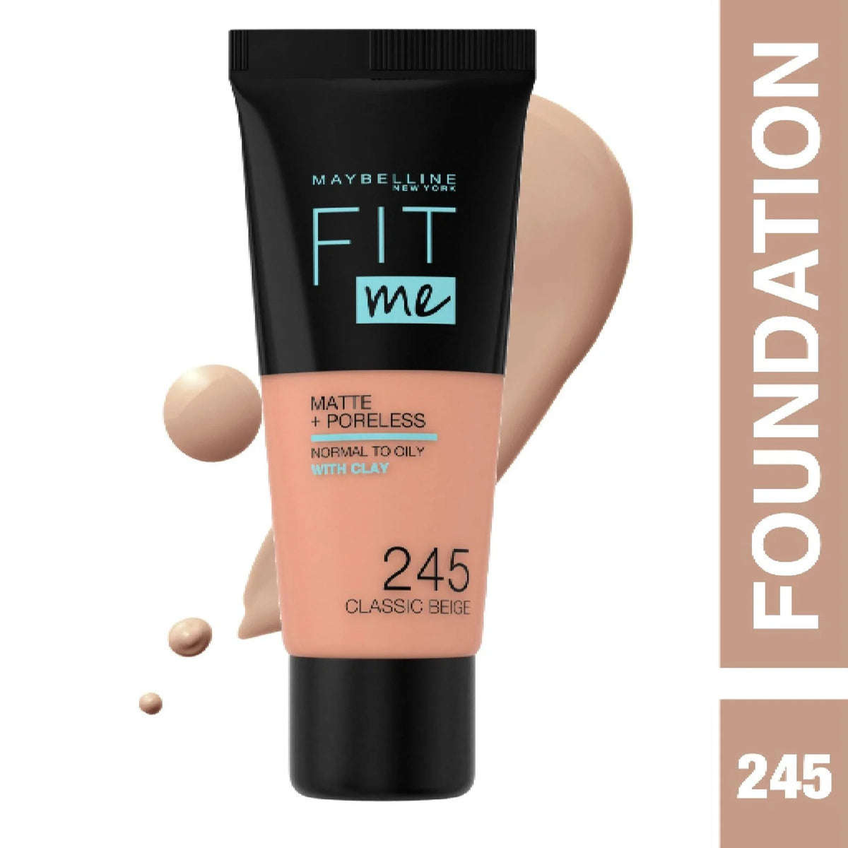 Maybelline New York Fit Me Matte Poreless Liquid Foundation Ideal For Normal To Oily Skin