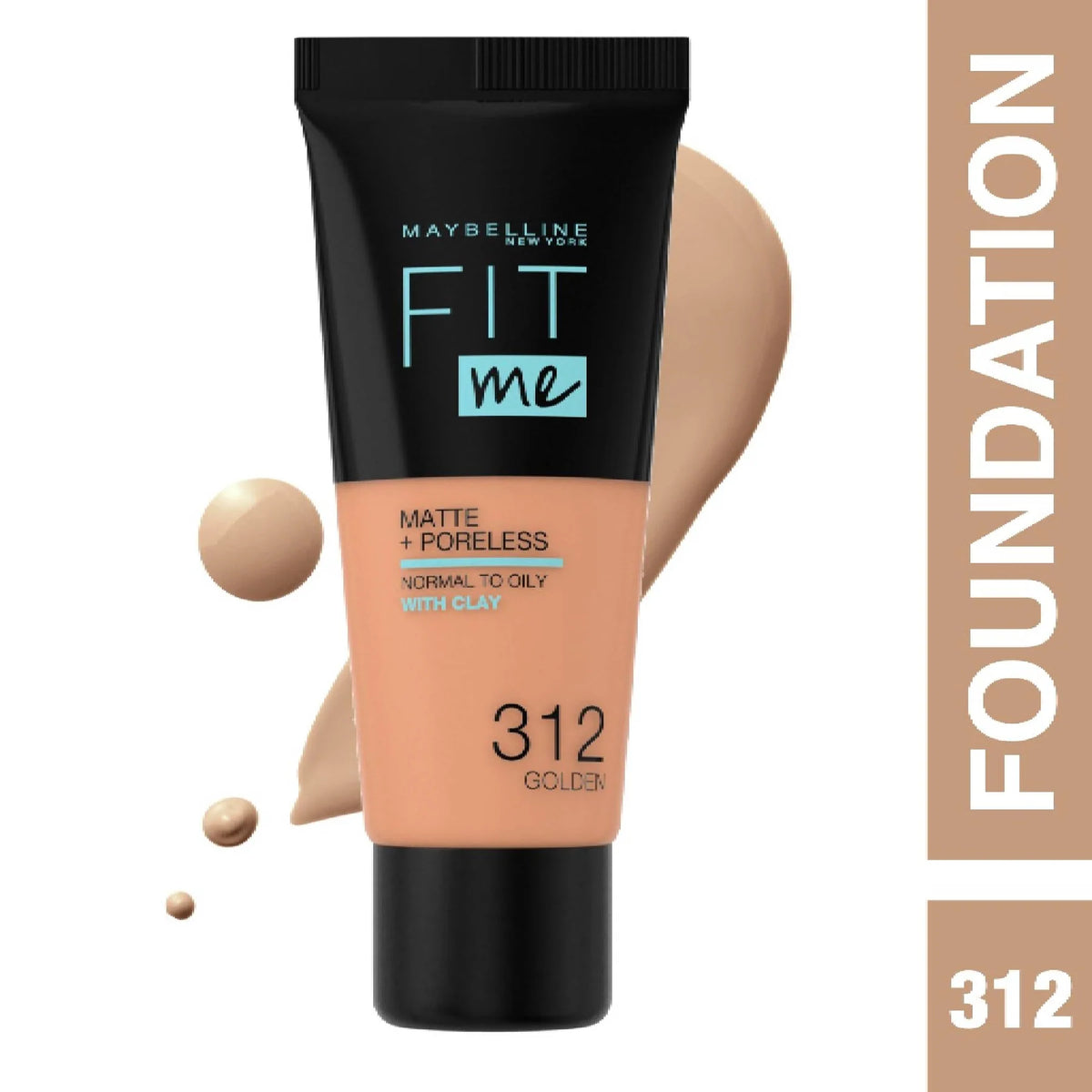 Maybelline New York Fit Me Matte Poreless Liquid Foundation Ideal For Normal To Oily Skin
