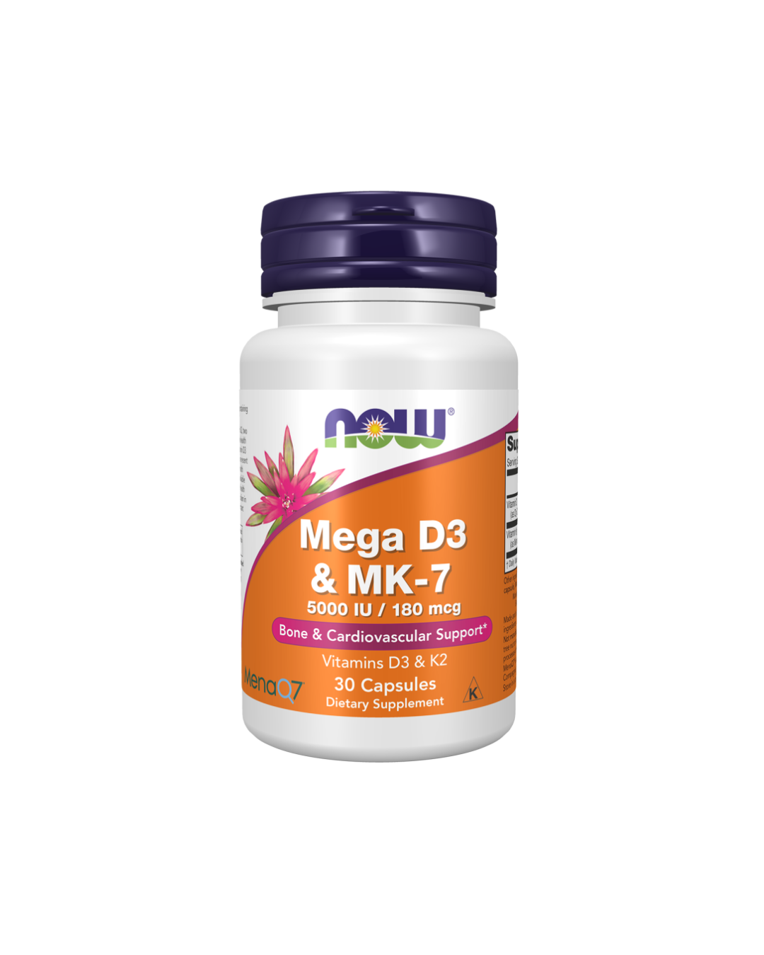 NOW® Mega D3 & MK-7 Capsules