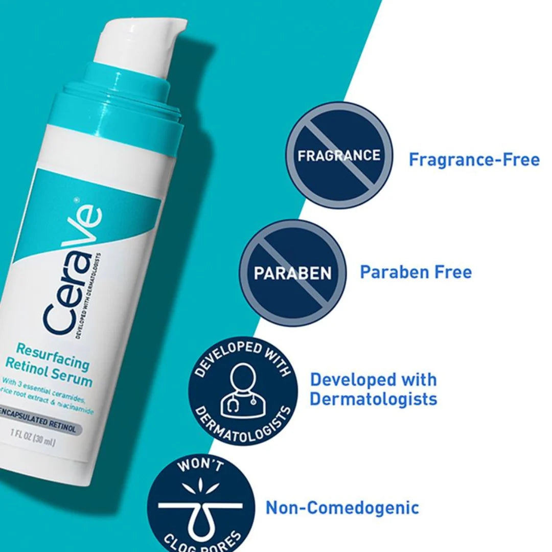 CERAVE Resurfacing Retinol Serum For Post-Acne Marks