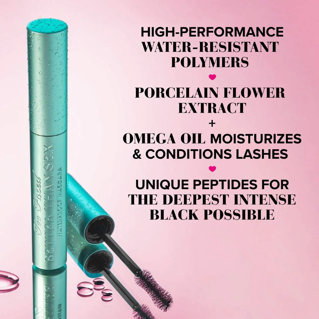 TARTE Too Faced Mini Better Than Sex Waterproof Mascara