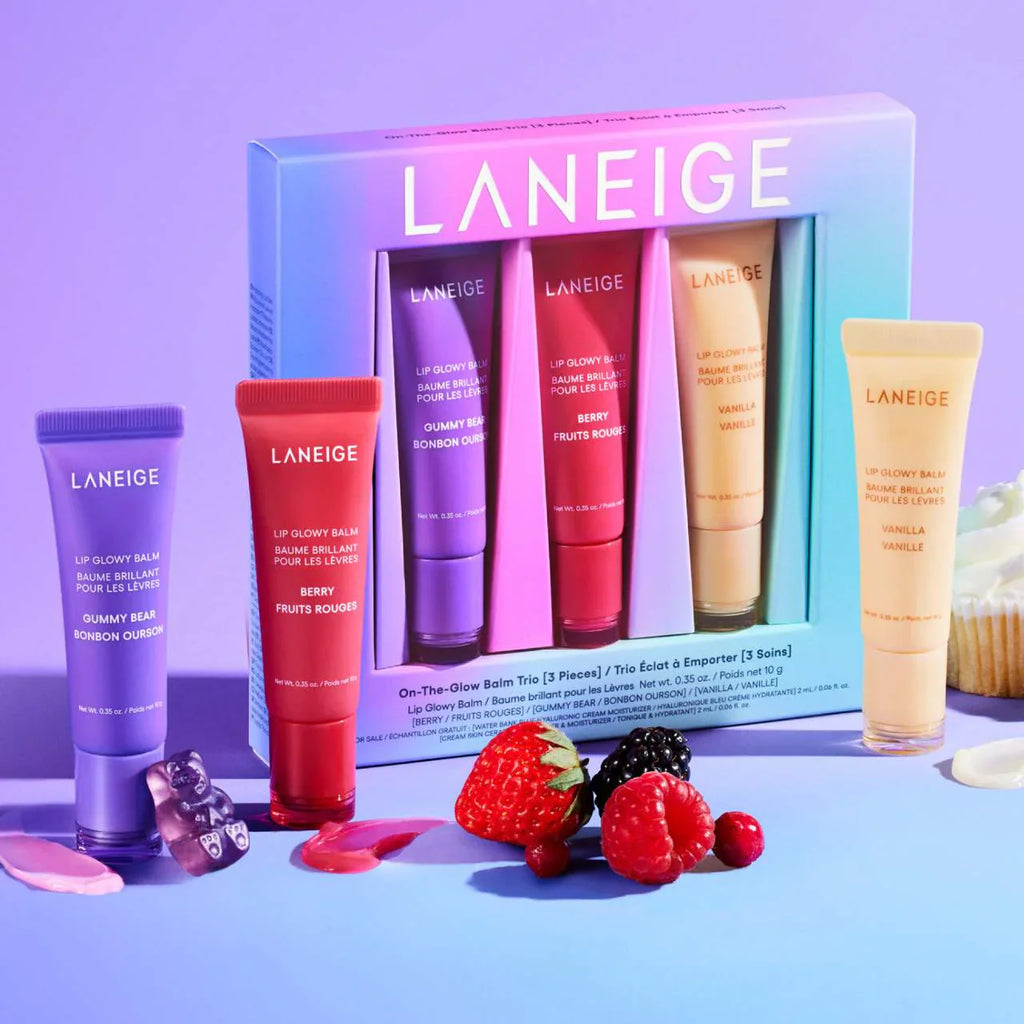 LANEIGE - On-the-Glow Lip Balm Trio