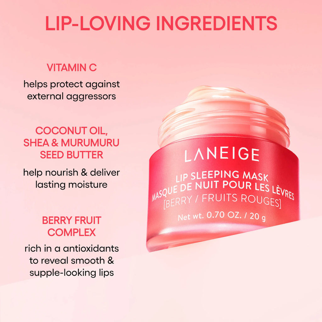 LANEIGE  Minty Lip Duo - Lip Mask & Lip Balm