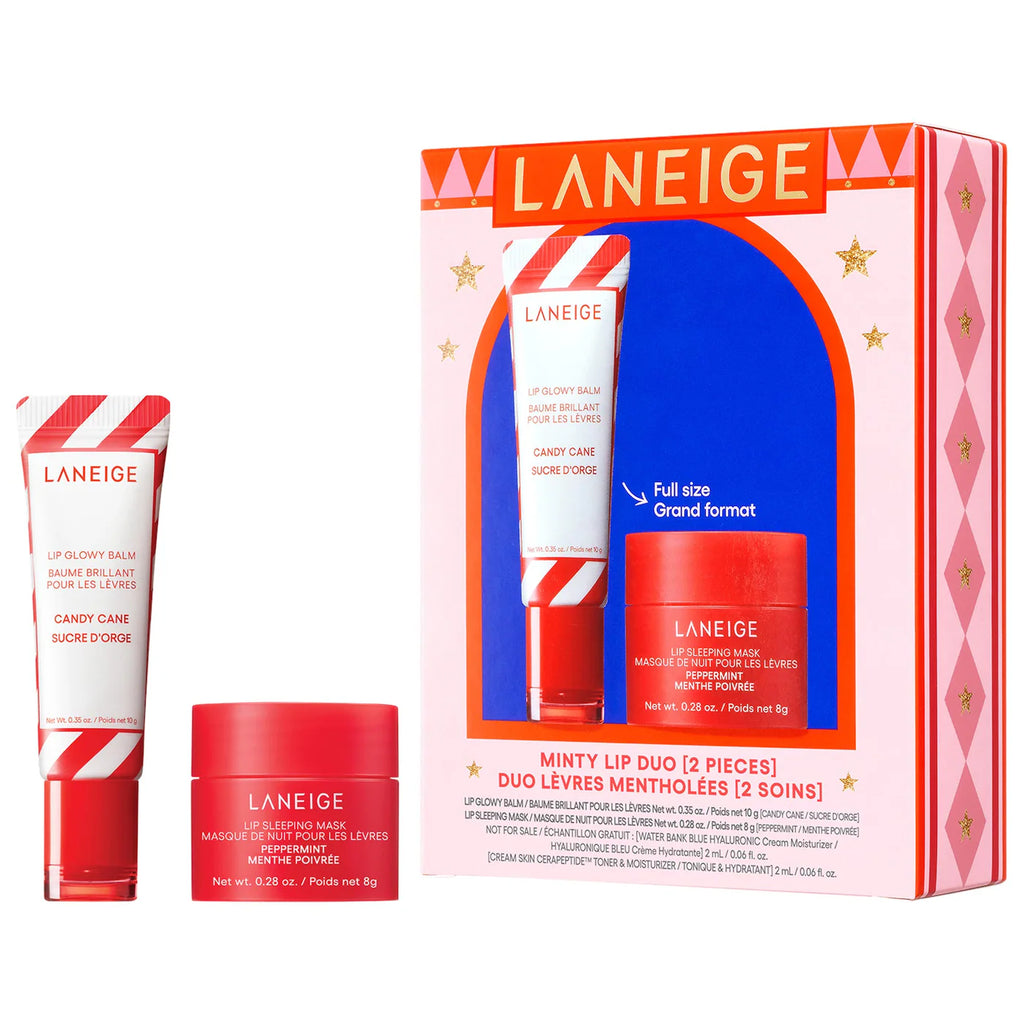 LANEIGE  Minty Lip Duo - Lip Mask & Lip Balm