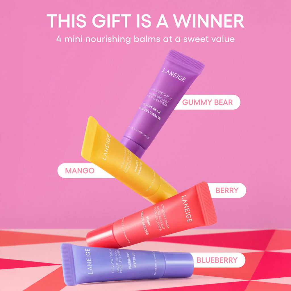 LANEIGE  Glowy Lip Minis Lip Treatment Gift Set