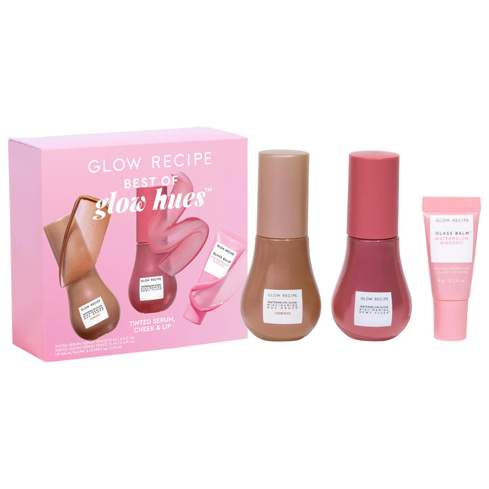 Glow Recipe  Best of Glow Hues - Tinted Serum, Cheek & Lip Gift Set
