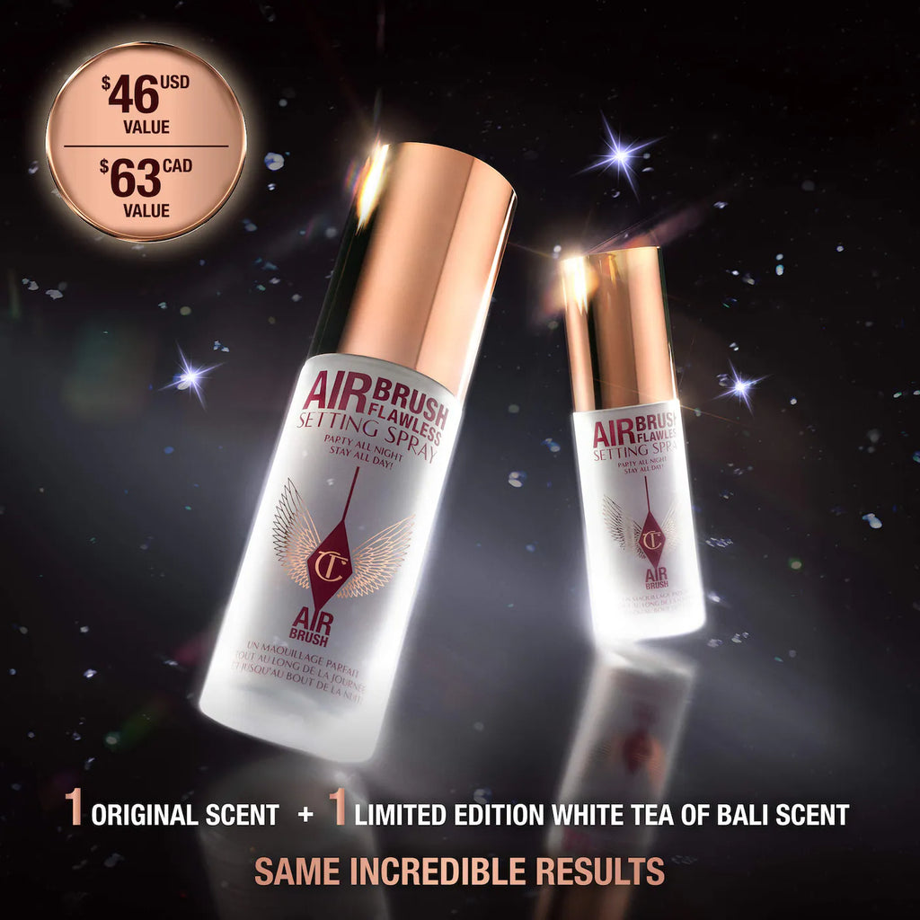 Charlotte Tilbury  Mini Airbrush Flawless Setting Spray Duo Gift Set