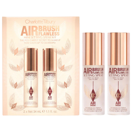 Charlotte Tilbury  Mini Airbrush Flawless Setting Spray Duo Gift Set