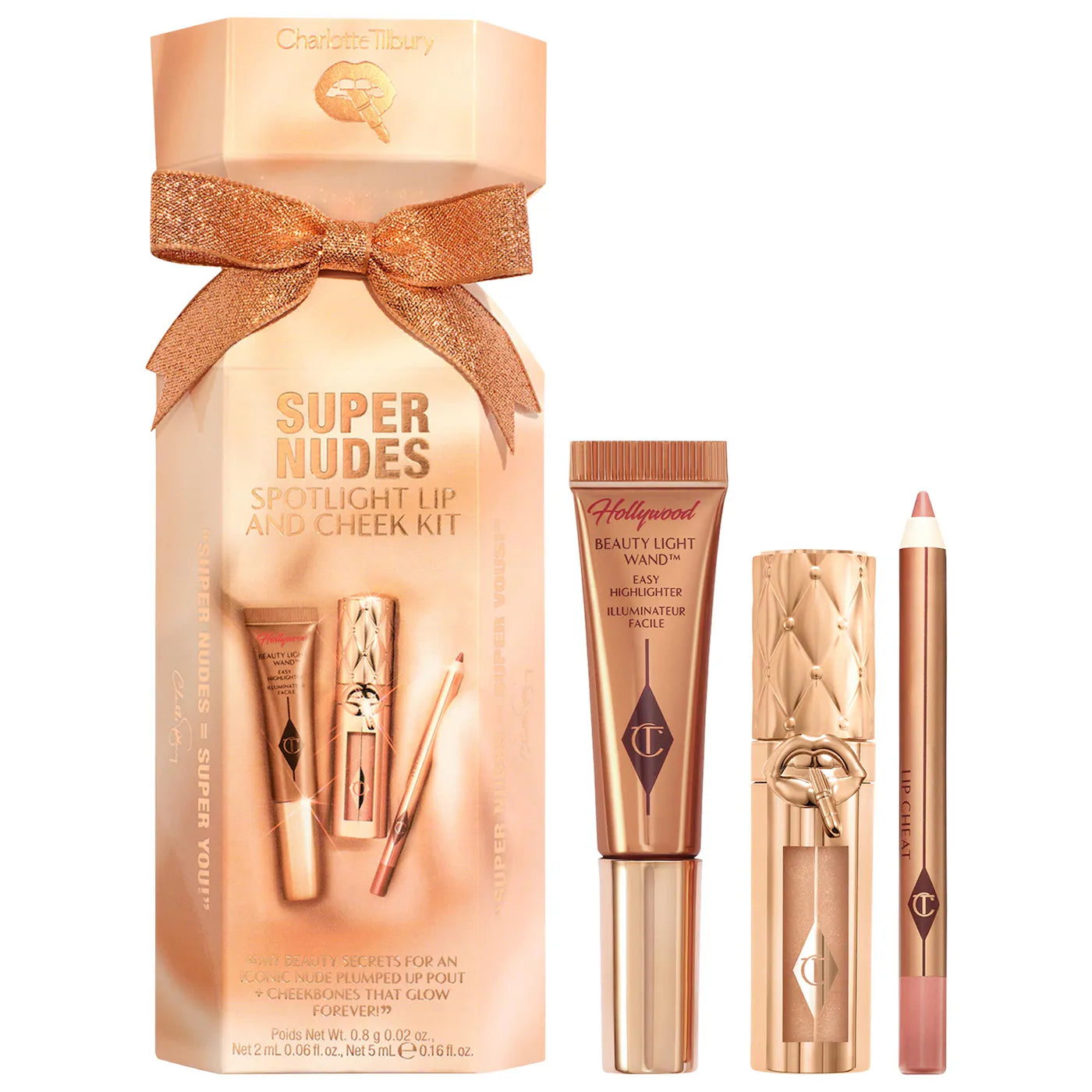 Charlotte Tilbury  Lip and Cheek Trio Makeup Gift Set