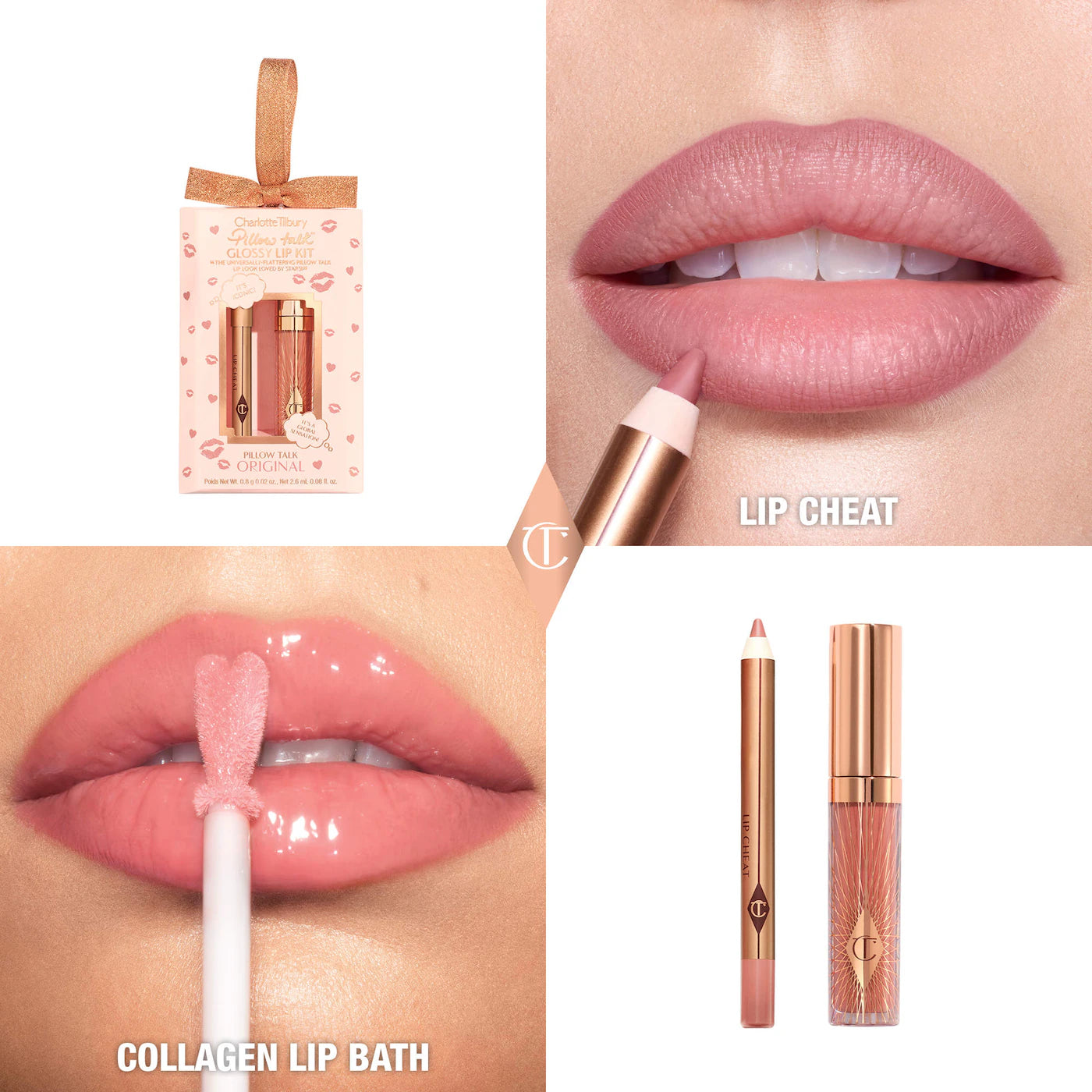 Charlotte Tilbury  Mini Pillow Talk Glossy Lip Duos