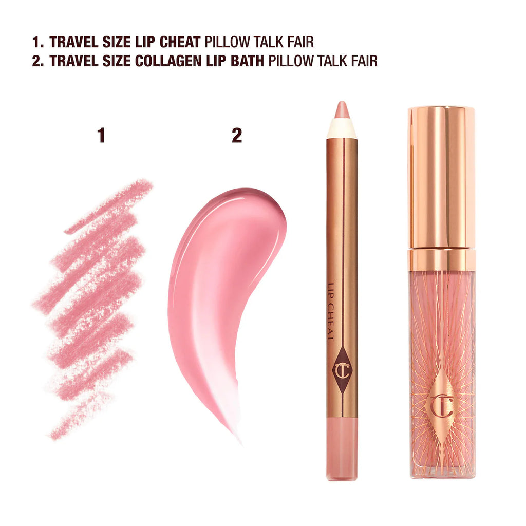 Charlotte Tilbury  Mini Pillow Talk Glossy Lip Duos
