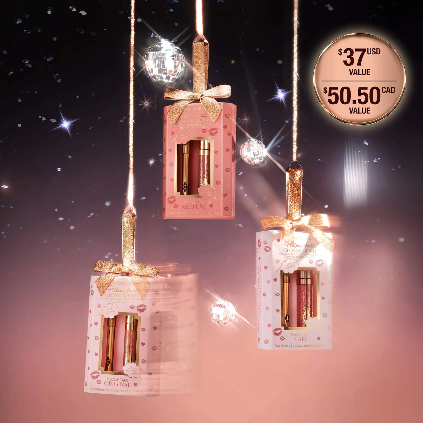 Charlotte Tilbury  Mini Pillow Talk Glossy Lip Duos