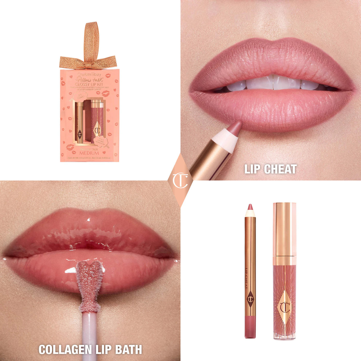 Charlotte Tilbury  Mini Pillow Talk Glossy Lip Duos