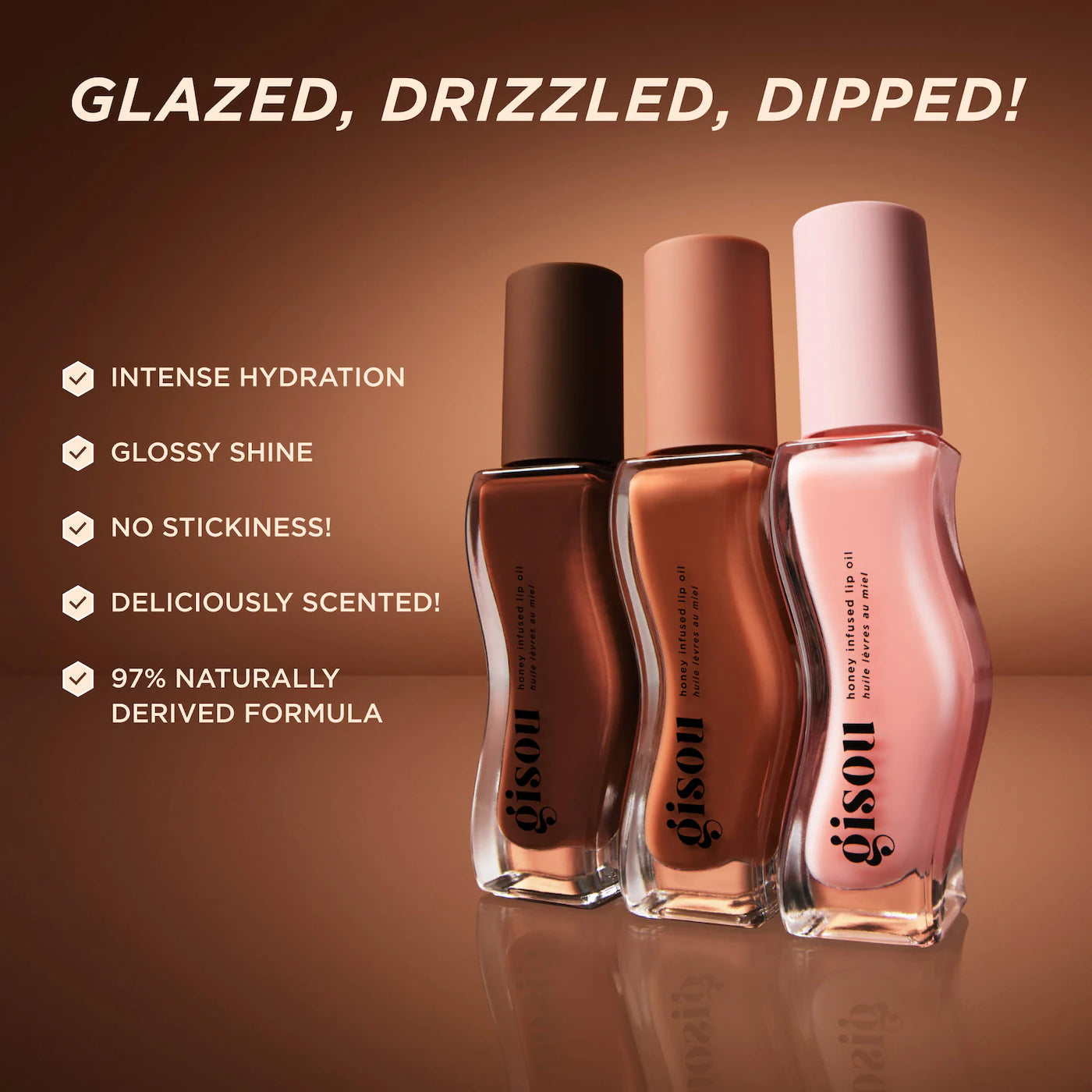 GISOU Honey Infused Hydrating Lip Oil