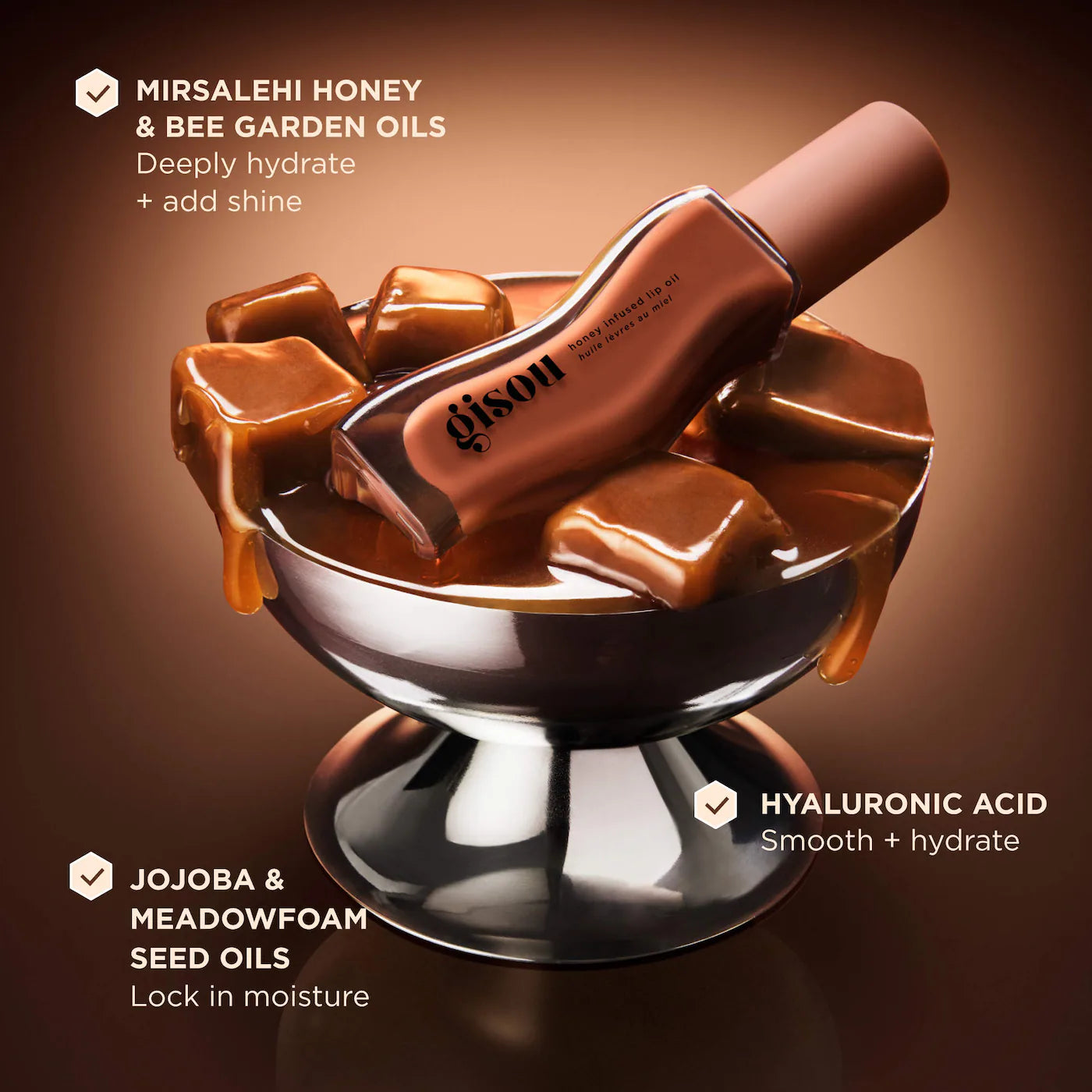 GISOU Honey Infused Hydrating Lip Oil