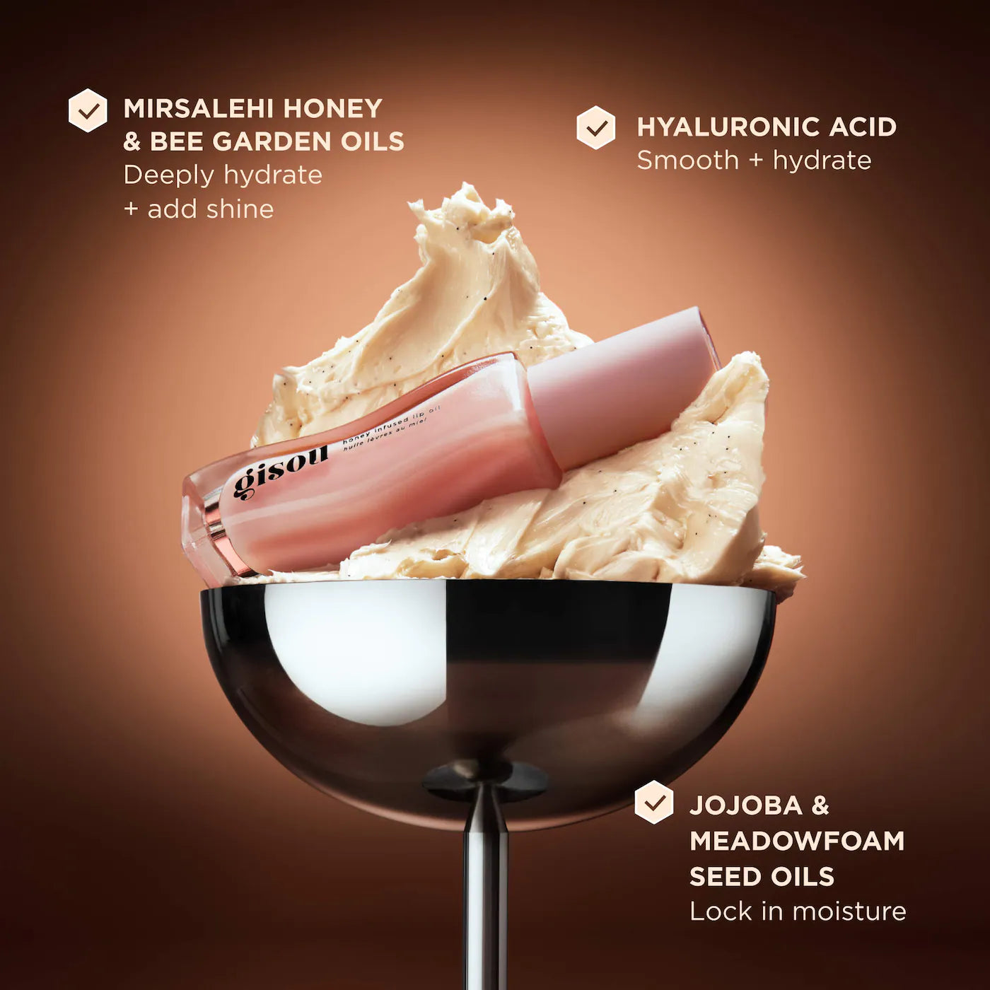 GISOU Honey Infused Hydrating Lip Oil