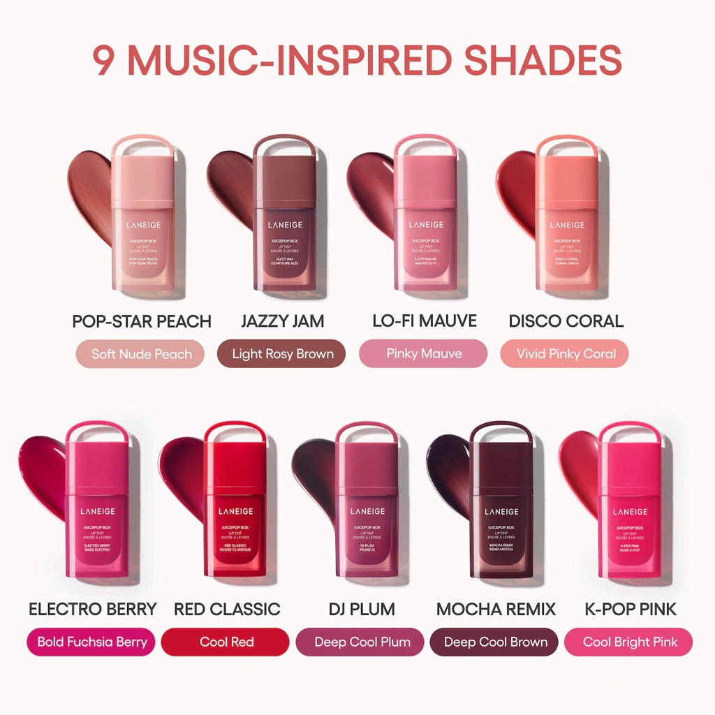 LANEIGE JuicePop Box Hydrating & Lightweight Oil Lip Tint