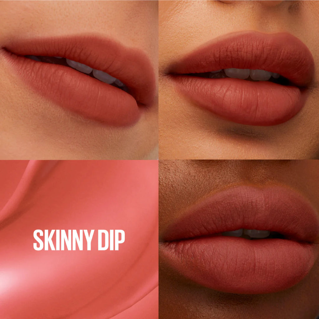 MAYBELLINE Super Stay Teddy Tint Soft Blurred Matte Lip Tint | 12h Longwear, Transfer proof