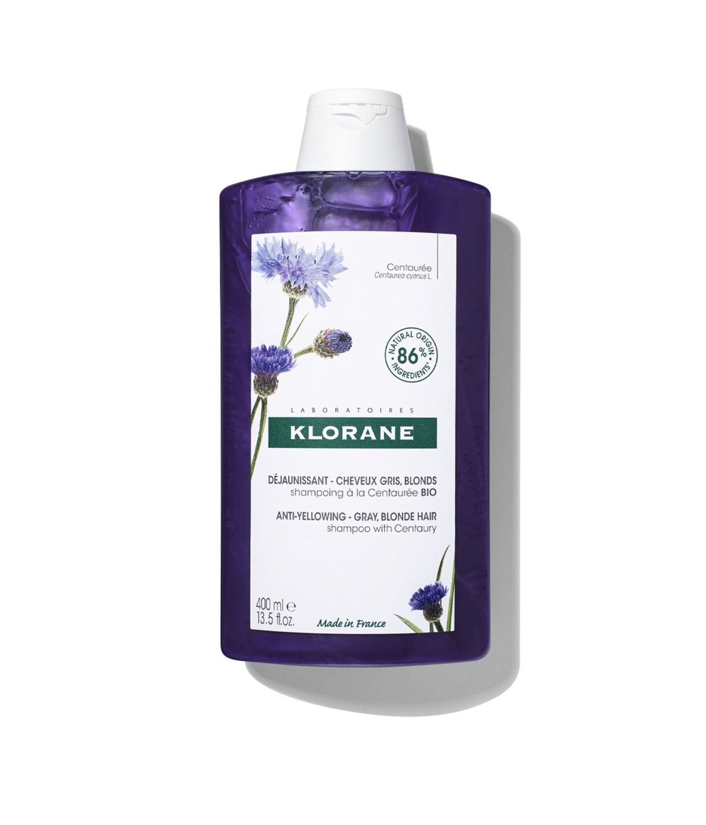 Klorane Anti-Yellowing Shampoo with Centaury 200ml