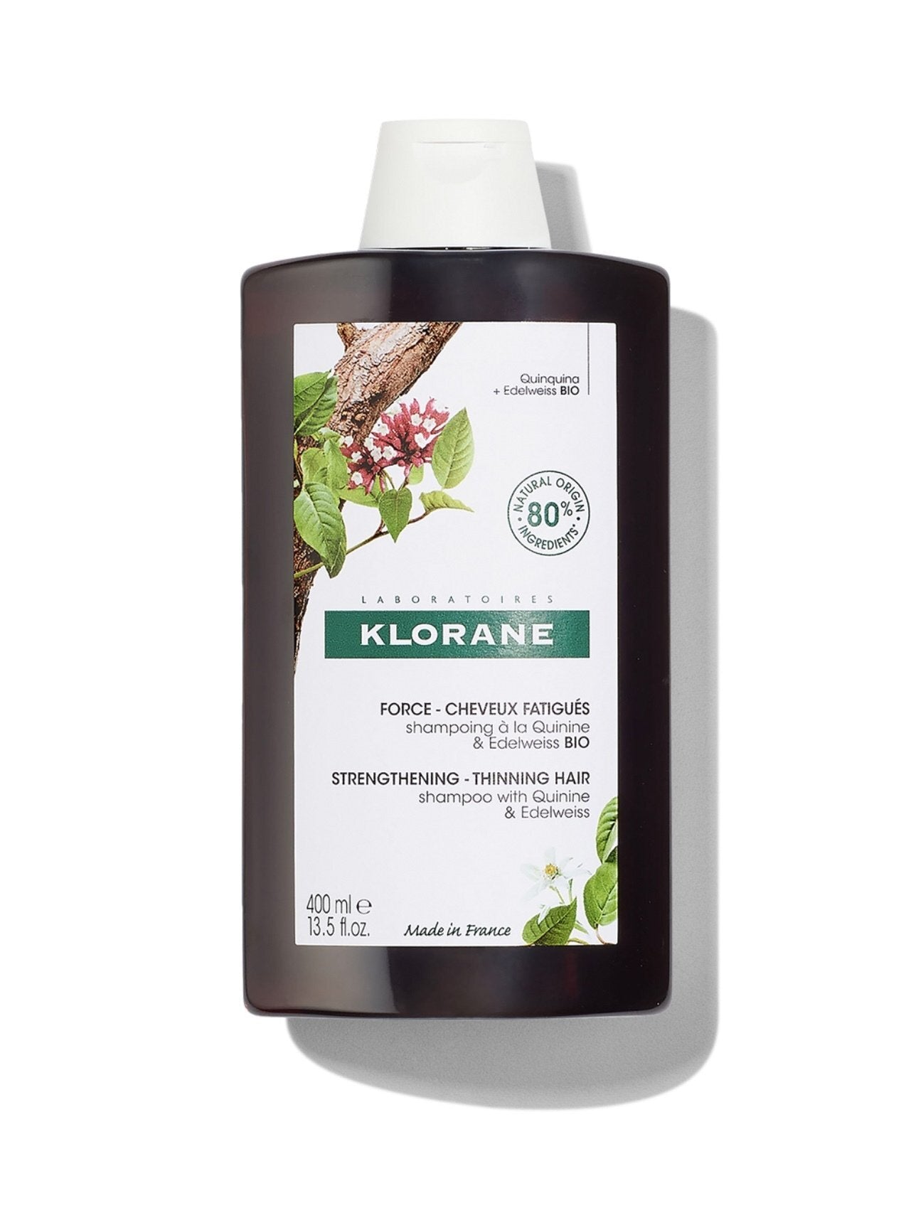 Klorane Strengthening Shampoo with Quinine and Edelweiss 400ml