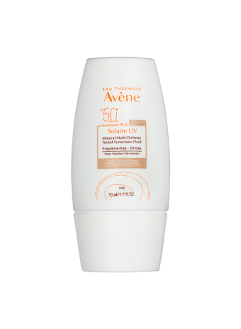 AVENE Solaire UV Mineral Multi-Defense Tinted Fluid Sunscreen SPF 50+