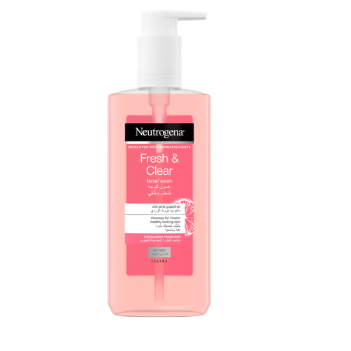 Neutrogena Fresh & Clear Facial Wash with Pink Grapefruit