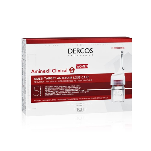 Vichy dercos Aminexil clinical WOMEN 21 doses