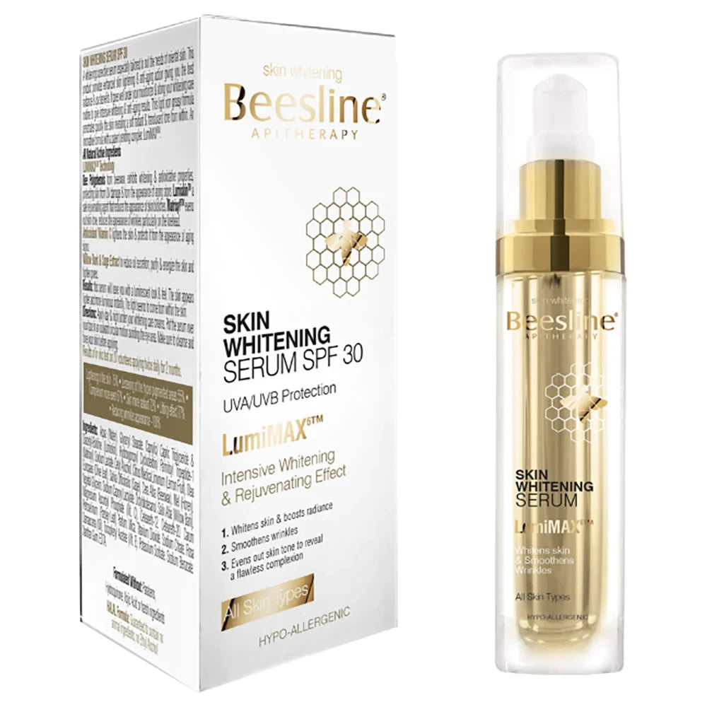 Beesline skin whitening serum SPF30 LumiMax 30ml