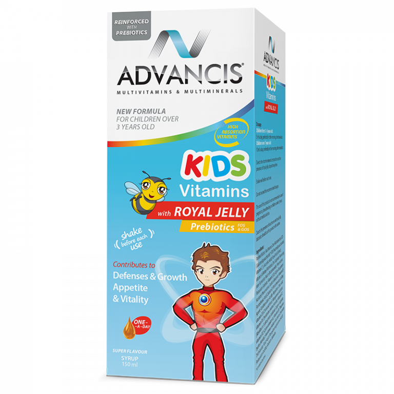 Advancis Kids vitamins with royal jelly & prebiotics 150ml