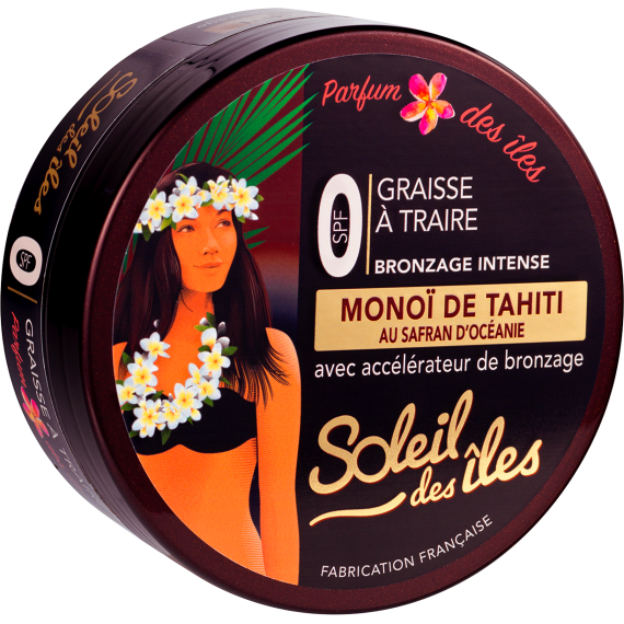 Soleil des îles monoï de tahiti au safran d'ocenanie graisse a traire