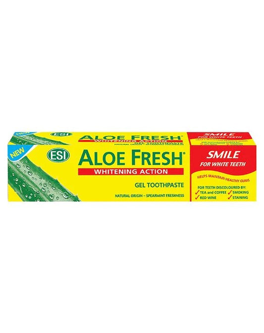 ESI Aloe Fresh gel toothpaste for white teeth