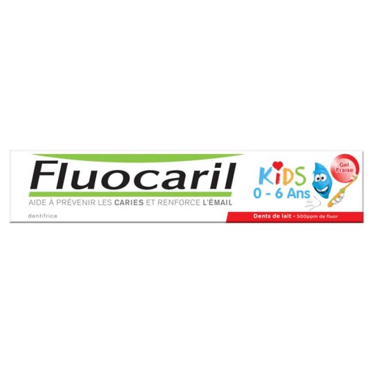 Fluocaril KIDS 0-6 ans gel fraise
