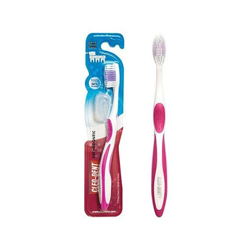 Cleo-dent orthodontic toothbrush